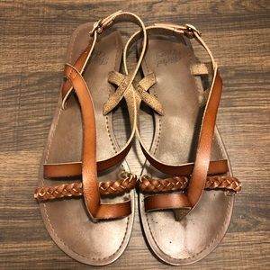 Brown sandals